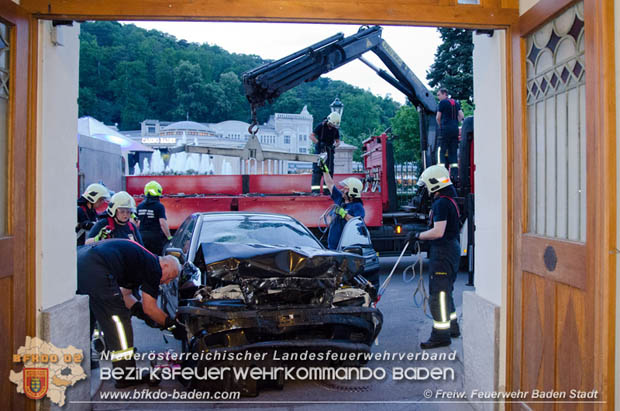 20180611 B3 Brandverdacht Tiefgarage in der Innenstadt von Baden Foto: © Freiwillige Feuerwehr Baden-Stadt 20180611 B3 Brandverdacht Tiefgarage in der Innenstadt von Baden Foto: © Freiwillige Feuerwehr Baden-Stadt