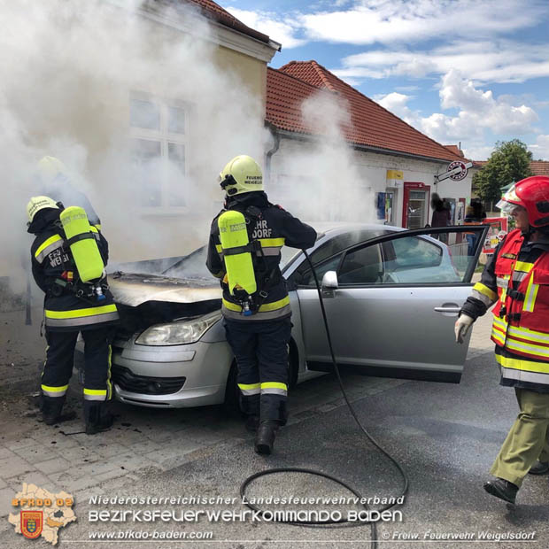 20180623 Fahrzeugbrand in Weigelsdorf  Foto: © Freiwillige Feuewehr Weigelsdorf