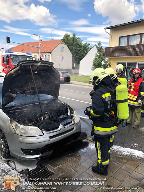 20180623 Fahrzeugbrand in Weigelsdorf  Foto: © Freiwillige Feuewehr Weigelsdorf