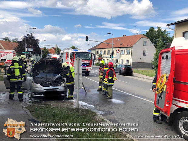 20180623 Fahrzeugbrand in Weigelsdorf  Foto: © Freiwillige Feuewehr Weigelsdorf
