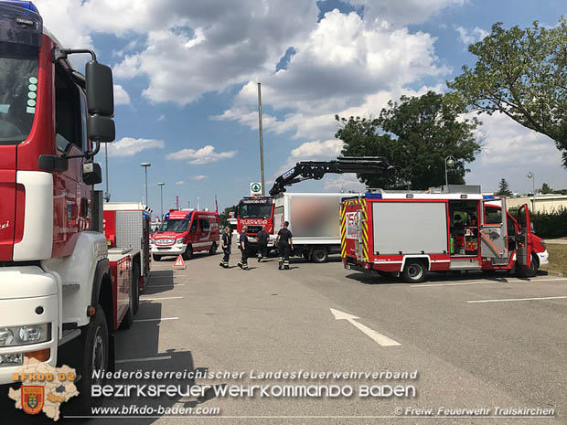 20180621 Klein Lkw Bergung in Traiskirchen  Foto: © Freiwillige Feuerwehr Traiskirchen-Stadt