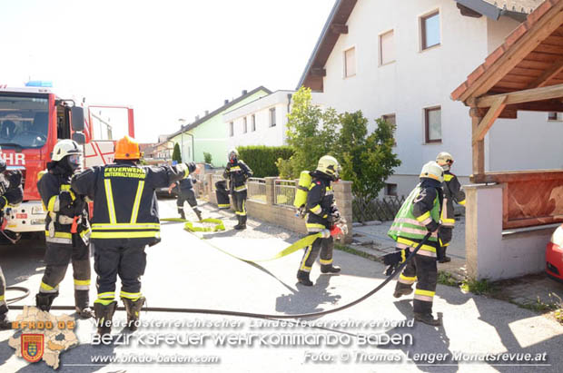20180630 Brand in einem Wohnhaus in Unterwaltersdorf  Foto: © Thomas Lenger Monatsrevue.at