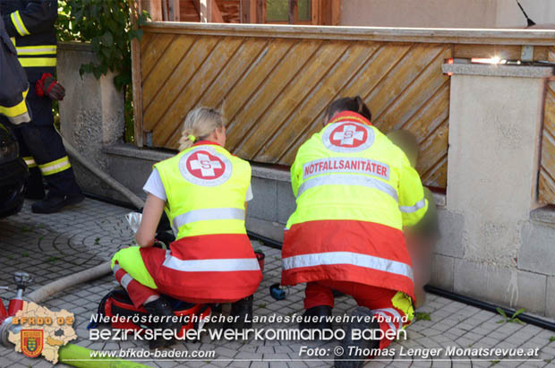 20180630 Brand in einem Wohnhaus in Unterwaltersdorf  Foto: © Thomas Lenger Monatsrevue.at