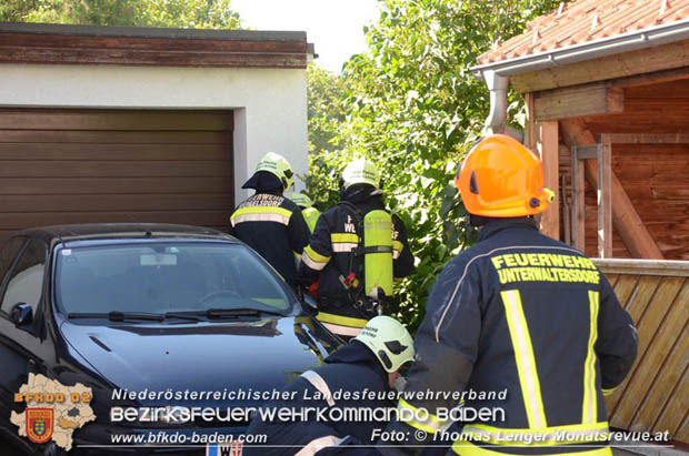 20180630 Brand in einem Wohnhaus in Unterwaltersdorf  Foto: © Thomas Lenger Monatsrevue.at
