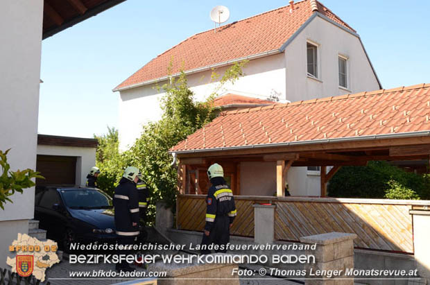 20180630 Brand in einem Wohnhaus in Unterwaltersdorf  Foto: © Thomas Lenger Monatsrevue.at