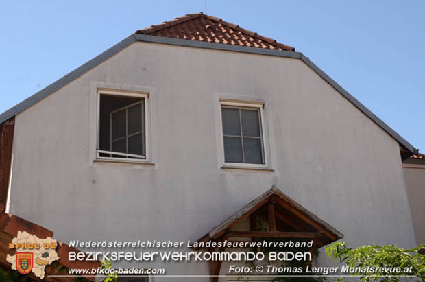 20180630 Brand in einem Wohnhaus in Unterwaltersdorf  Foto: © Thomas Lenger Monatsrevue.at