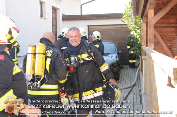 20180630 Brand in einem Wohnhaus in Unterwaltersdorf  Foto: © Thomas Lenger Monatsrevue.at