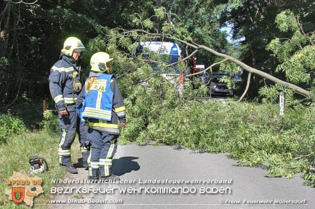 20180702 Verkehrsunfall Möllersdorf - Münchendorf  Foto: © Nadine Skala FF Möllersdorf