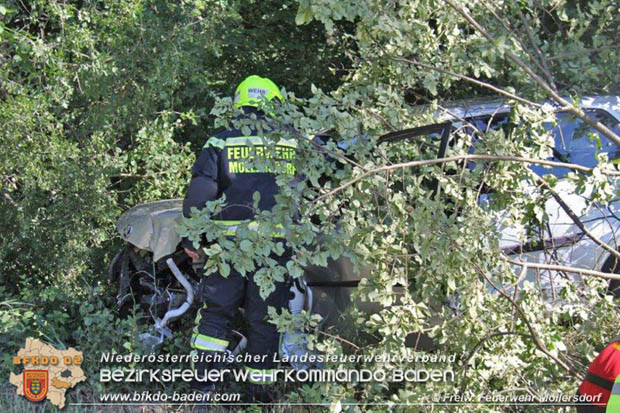 20180702 Verkehrsunfall Möllersdorf - Münchendorf  Foto: © Nadine Skala FF Möllersdorf