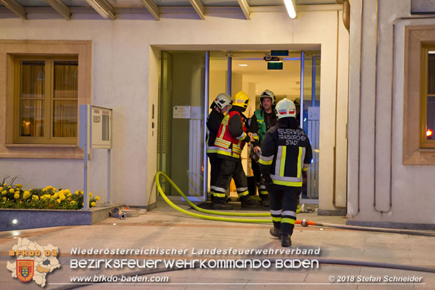 20180716 Brand im Rathaus Traiskirchen  Foto: © Stefan Schneider BFK BADEN