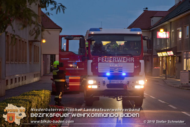 20180716 Brand im Rathaus Traiskirchen  Foto: © Stefan Schneider BFK BADEN