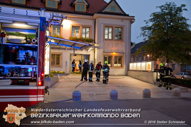20180716 Brand im Rathaus Traiskirchen  Foto: © Stefan Schneider BFK BADEN