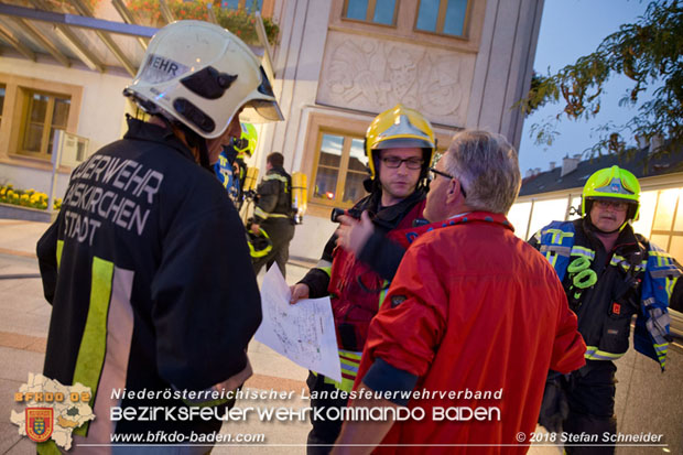 20180716 Brand im Rathaus Traiskirchen  Foto: © Stefan Schneider BFK BADEN