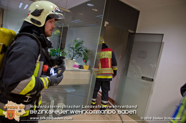 20180716 Brand im Rathaus Traiskirchen  Foto: © Stefan Schneider BFK BADEN