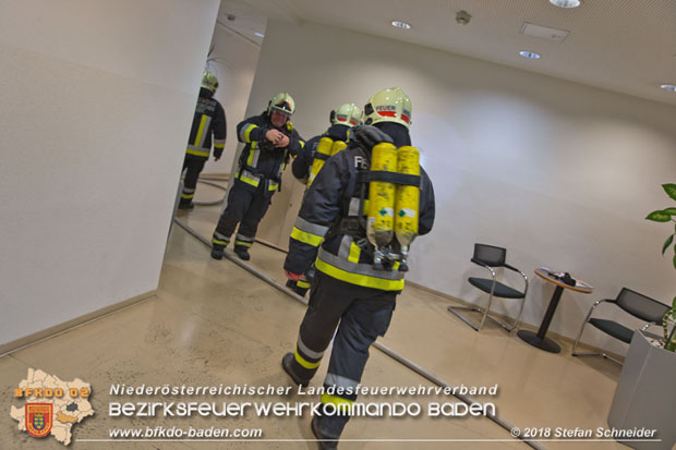 20180716 Brand im Rathaus Traiskirchen  Foto: © Stefan Schneider BFK BADEN