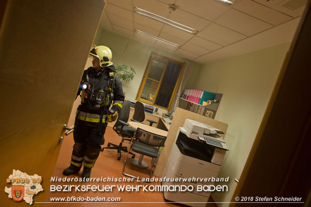 20180716 Brand im Rathaus Traiskirchen  Foto: © Stefan Schneider BFK BADEN