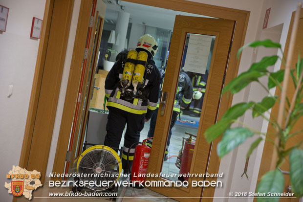 20180716 Brand im Rathaus Traiskirchen  Foto: © Stefan Schneider BFK BADEN