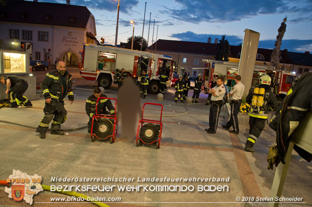 20180716 Brand im Rathaus Traiskirchen  Foto: © Stefan Schneider BFK BADEN