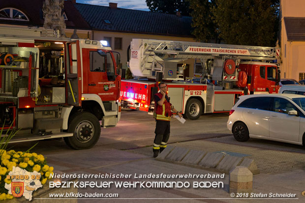 20180716 Brand im Rathaus Traiskirchen  Foto: © Stefan Schneider BFK BADEN