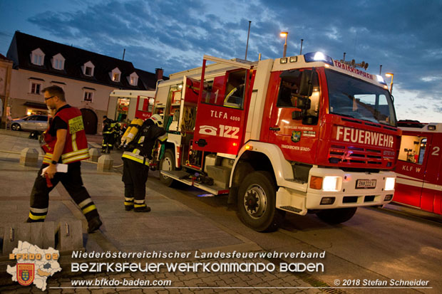 20180716 Brand im Rathaus Traiskirchen  Foto: © Stefan Schneider BFK BADEN