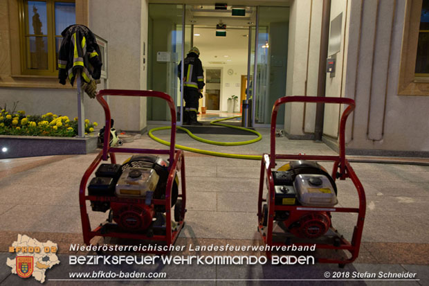 20180716 Brand im Rathaus Traiskirchen  Foto: © Stefan Schneider BFK BADEN
