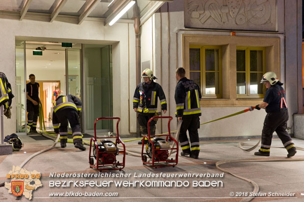20180716 Brand im Rathaus Traiskirchen  Foto: © Stefan Schneider BFK BADEN