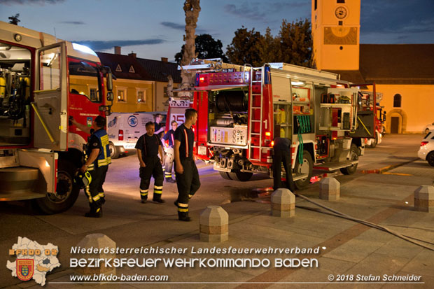 20180716 Brand im Rathaus Traiskirchen  Foto: © Stefan Schneider BFK BADEN