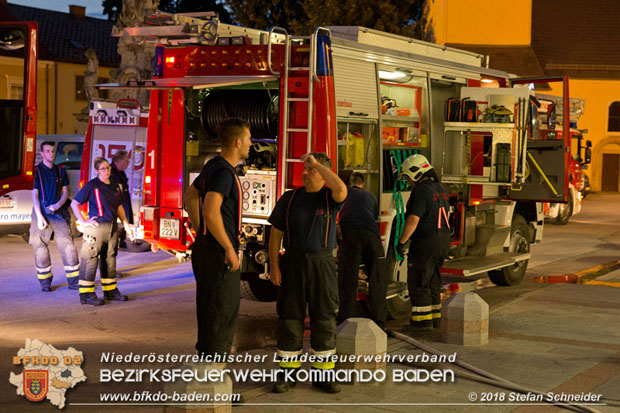 20180716 Brand im Rathaus Traiskirchen  Foto: © Stefan Schneider BFK BADEN