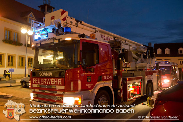 20180716 Brand im Rathaus Traiskirchen  Foto: © Stefan Schneider BFK BADEN