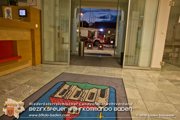 20180716 Brand im Rathaus Traiskirchen  Foto: © Stefan Schneider BFK BADEN