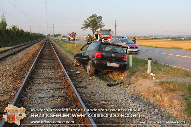 20180721 Verkehrsunfall auf der LB17 in Möllersdorf  Foto: ©  FF Möllersdorf