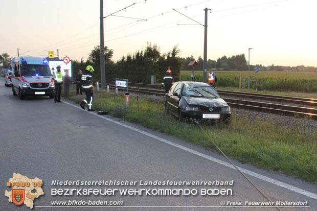 20180721 Verkehrsunfall auf der LB17 in Möllersdorf  Foto: ©  FF Möllersdorf