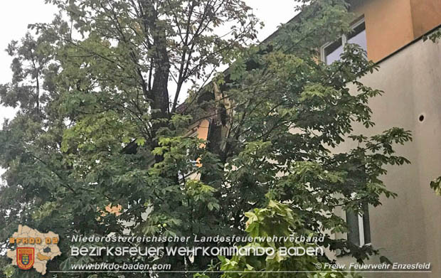 20180725 Unwetter über Enzesfeld Foto: © Freiwillige Feuerwehr Enzesfeld