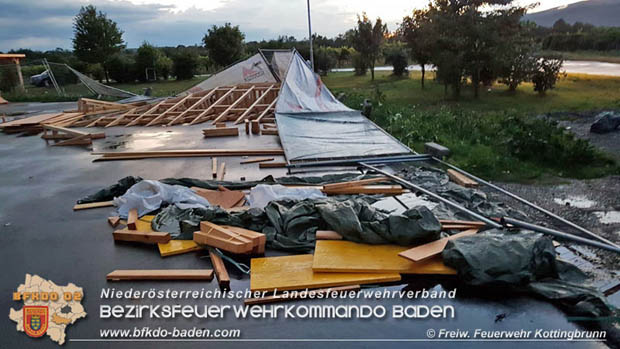 20180725 Unwetter über Kottingbrunn  Foto: © FF Kottingbrunn