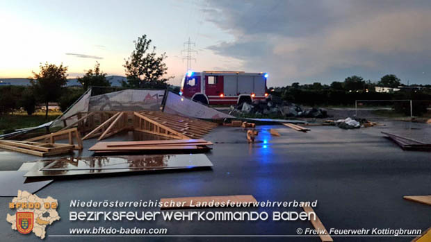 20180725 Unwetter über Kottingbrunn  Foto: © FF Kottingbrunn