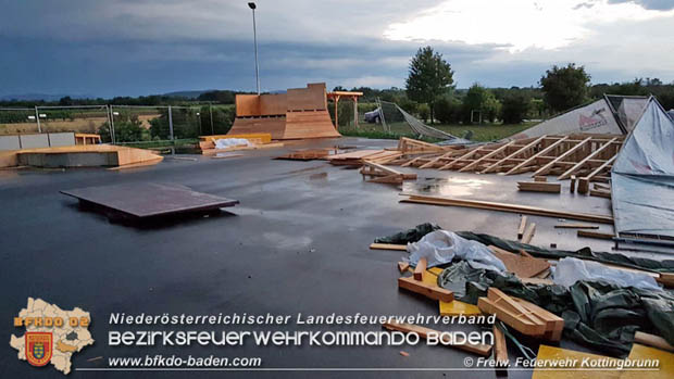 20180725 Unwetter über Kottingbrunn  Foto: © FF Kottingbrunn