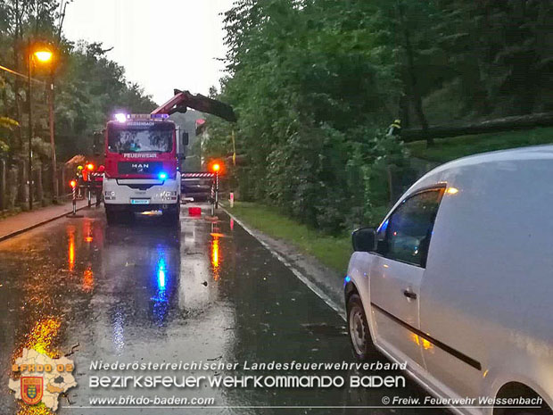 20180725 Unwetter über Weissenbach a.d.Triesting  Foto: © FF Weissenbach