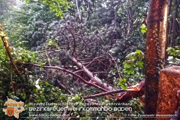 20180725 Unwetter über Weissenbach a.d.Triesting  Foto: © FF Weissenbach