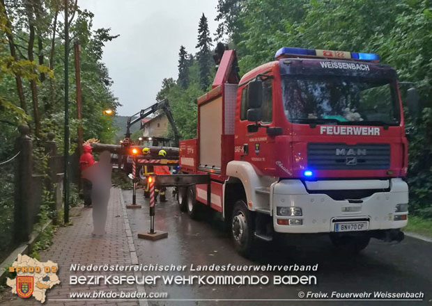 20180725 Unwetter über Weissenbach a.d.Triesting  Foto: © FF Weissenbach