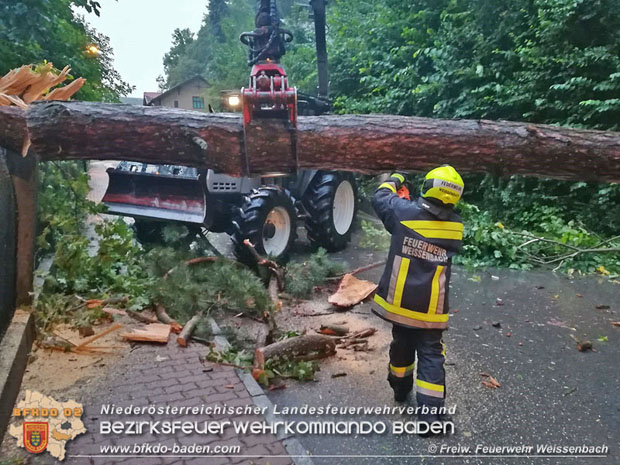 20180725 Unwetter über Weissenbach a.d.Triesting  Foto: © FF Weissenbach