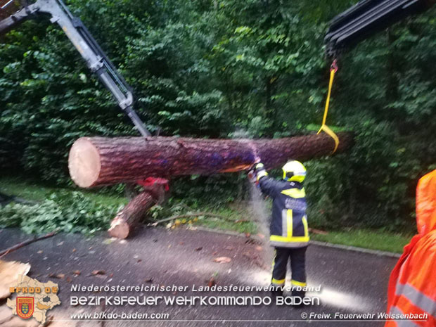 20180725 Unwetter über Weissenbach a.d.Triesting  Foto: © FF Weissenbach