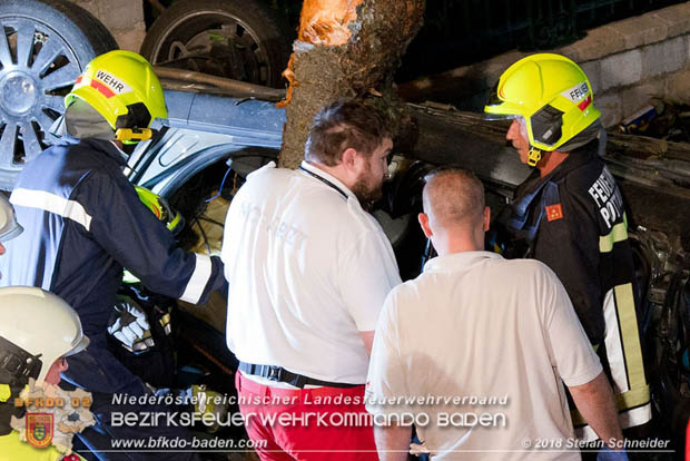 20180730 Verkehrsunfall mit Personenrettung in Pottendorf  Foto: © Stefan Schneider
