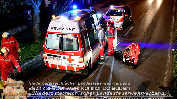 20180730 Verkehrsunfall mit Personenrettung in Pottendorf  Foto: © Stefan Schneider