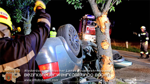 20180730 Verkehrsunfall mit Personenrettung in Pottendorf  Foto: © Stefan Schneider
