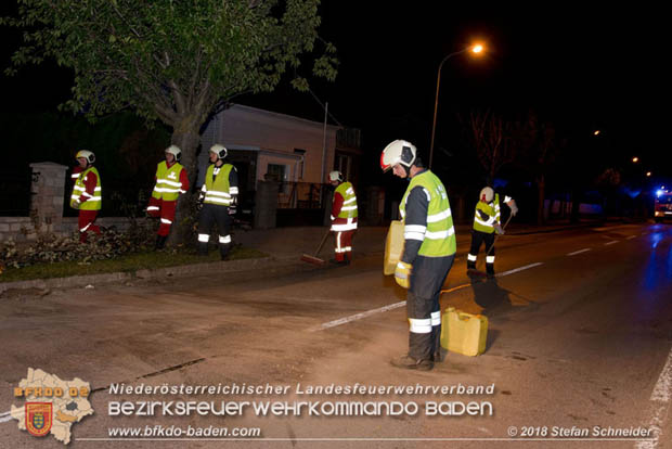 20180730 Verkehrsunfall mit Personenrettung in Pottendorf  Foto: © Stefan Schneider