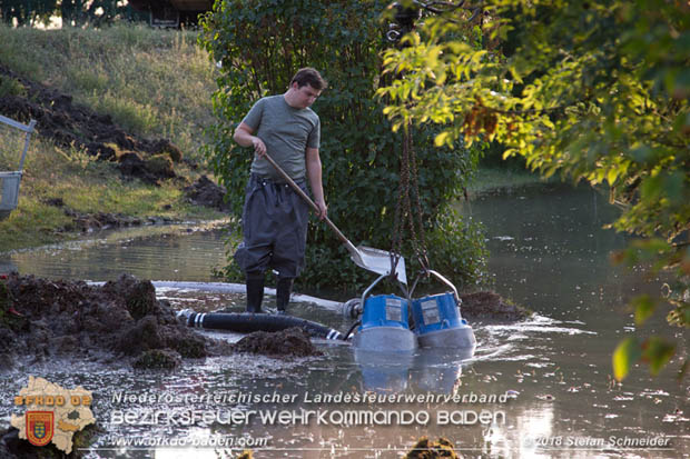 20180809 Kleingartensiedlung in Traiskirchen nach Wasserrohrbruch überflutet  Foto: © Stefan Schneider
