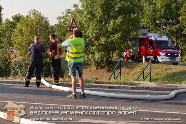 20180809 Kleingartensiedlung in Traiskirchen nach Wasserrohrbruch überflutet Foto: © Stefan Schneider