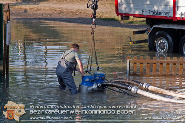 20180809 Kleingartensiedlung in Traiskirchen nach Wasserrohrbruch überflutet Foto: © Stefan Schneider
