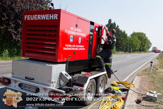 20180809 Kleingartensiedlung in Traiskirchen nach Wasserrohrbruch überflutet Foto: © Stefan Schneider