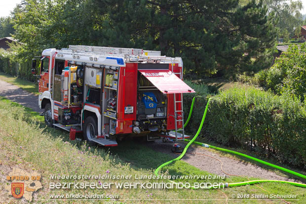 20180809 Kleingartensiedlung in Traiskirchen nach Wasserrohrbruch überflutet Foto: © Stefan Schneider